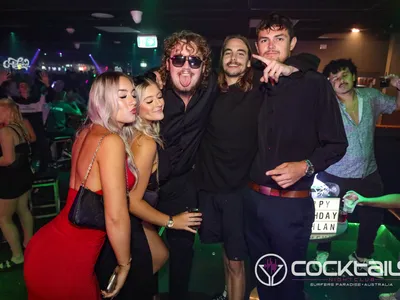 A professional photo of guests enjoying themselves at Cocktails Nightclub from our gallery.