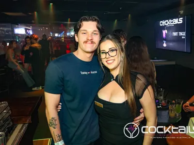 A professional photo of guests enjoying themselves at Cocktails Nightclub from our gallery.