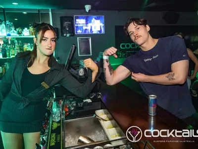 A professional photo of guests enjoying themselves at Cocktails Nightclub from our gallery.