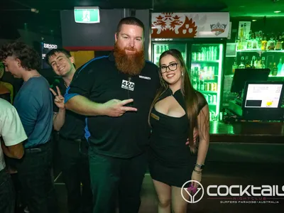 A professional photo of guests enjoying themselves at Cocktails Nightclub from our gallery.