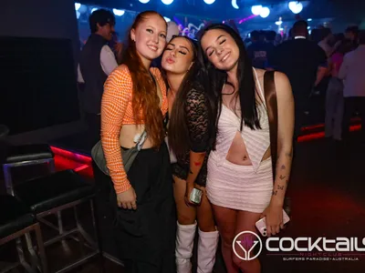 A professional photo of guests enjoying themselves at Cocktails Nightclub from our gallery.