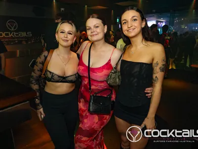 A professional photo of guests enjoying themselves at Cocktails Nightclub from our gallery.