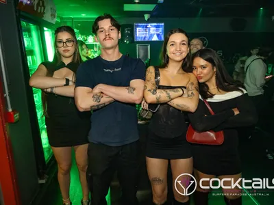 A professional photo of guests enjoying themselves at Cocktails Nightclub from our gallery.