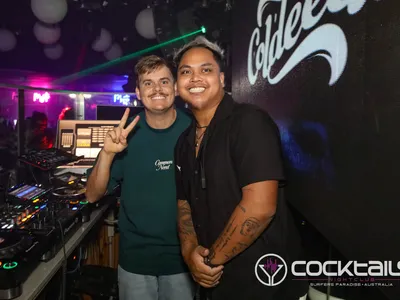 A professional photo of guests enjoying themselves at Cocktails Nightclub from our gallery.