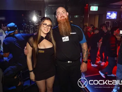 A professional photo of guests enjoying themselves at Cocktails Nightclub from our gallery.