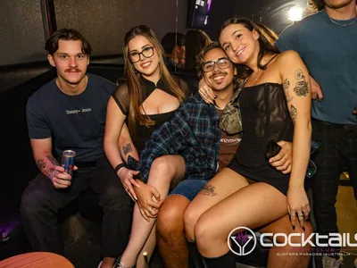 A professional photo of guests enjoying themselves at Cocktails Nightclub from our gallery.