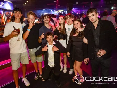 A professional photo of guests enjoying themselves at Cocktails Nightclub from our gallery.