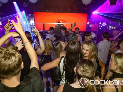 A professional photo of guests enjoying themselves at Cocktails Nightclub from our gallery.