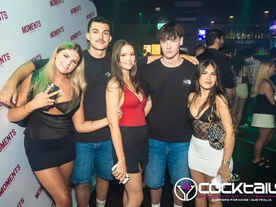 A professional photo of guests enjoying themselves at Cocktails Nightclub from our gallery.