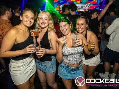 A professional photo of guests enjoying themselves at Cocktails Nightclub from our gallery.