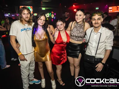 A professional photo of guests enjoying themselves at Cocktails Nightclub from our gallery.