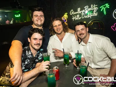 A professional photo of guests enjoying themselves at Cocktails Nightclub from our gallery.