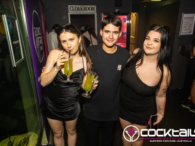 A professional photo of guests enjoying themselves at Cocktails Nightclub from our gallery.