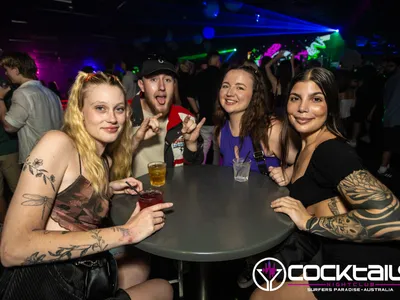 A professional photo of guests enjoying themselves at Cocktails Nightclub from our gallery.