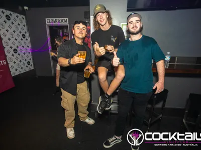 A professional photo of guests enjoying themselves at Cocktails Nightclub from our gallery.