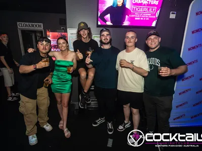 A professional photo of guests enjoying themselves at Cocktails Nightclub from our gallery.