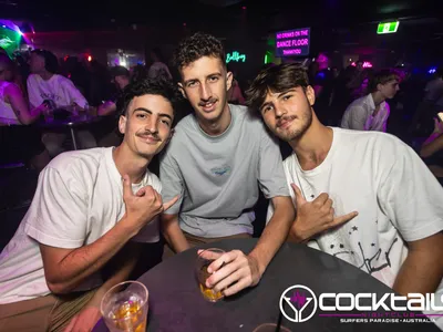 A professional photo of guests enjoying themselves at Cocktails Nightclub from our gallery.