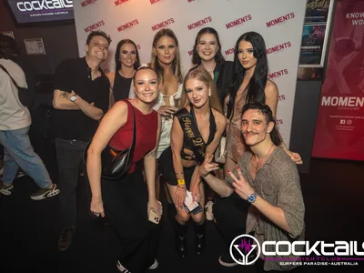 A professional photo of guests enjoying themselves at Cocktails Nightclub from our gallery.