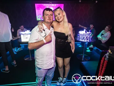 A professional photo of guests enjoying themselves at Cocktails Nightclub from our gallery.