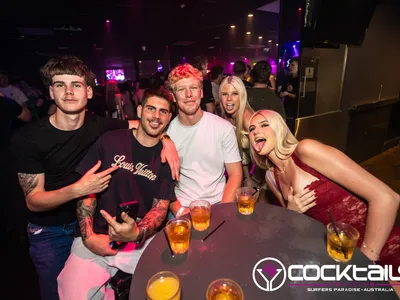 A professional photo of guests enjoying themselves at Cocktails Nightclub from our gallery.