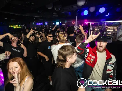 A professional photo of guests enjoying themselves at Cocktails Nightclub from our gallery.