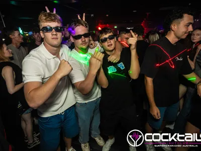 A professional photo of guests enjoying themselves at Cocktails Nightclub from our gallery.