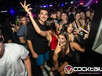 A professional photo of guests enjoying themselves at Cocktails Nightclub from our gallery.