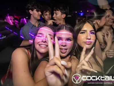 A professional photo of guests enjoying themselves at Cocktails Nightclub from our gallery.