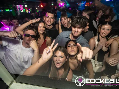 A professional photo of guests enjoying themselves at Cocktails Nightclub from our gallery.