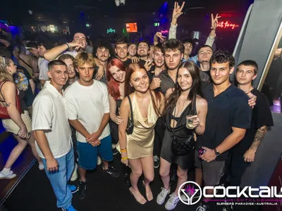 A professional photo of guests enjoying themselves at Cocktails Nightclub from our gallery.