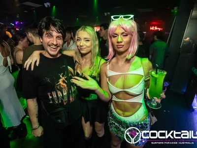 A professional photo of guests enjoying themselves at Cocktails Nightclub from our gallery.