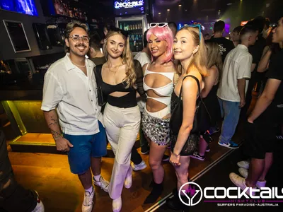 A professional photo of guests enjoying themselves at Cocktails Nightclub from our gallery.