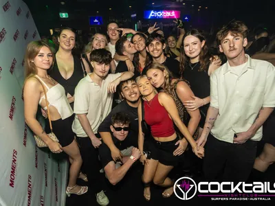 A professional photo of guests enjoying themselves at Cocktails Nightclub from our gallery.