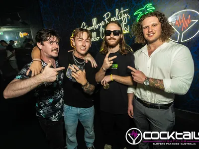 A professional photo of guests enjoying themselves at Cocktails Nightclub from our gallery.