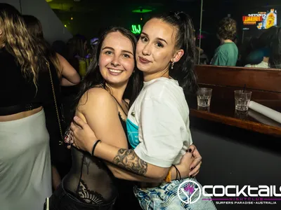 A professional photo of guests enjoying themselves at Cocktails Nightclub from our gallery.