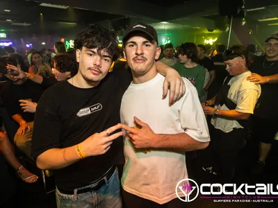 A professional photo of guests enjoying themselves at Cocktails Nightclub from our gallery.