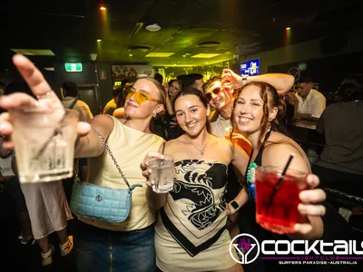 A professional photo of guests enjoying themselves at Cocktails Nightclub from our gallery.