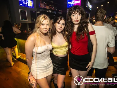 A professional photo of guests enjoying themselves at Cocktails Nightclub from our gallery.