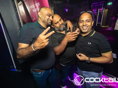 A professional photo of guests enjoying themselves at Cocktails Nightclub from our gallery.