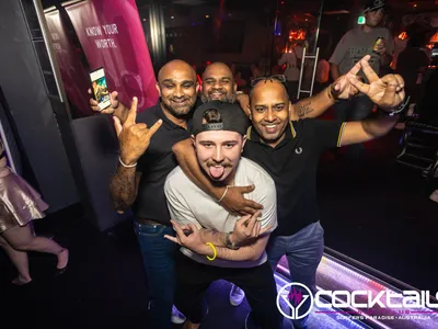 A professional photo of guests enjoying themselves at Cocktails Nightclub from our gallery.