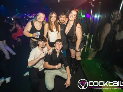 A professional photo of guests enjoying themselves at Cocktails Nightclub from our gallery.