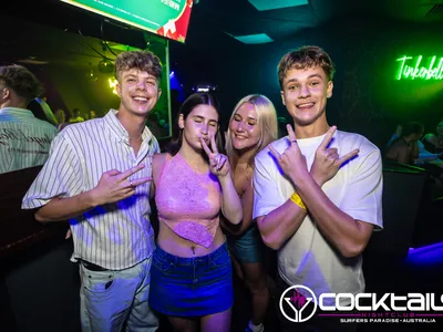 A professional photo of guests enjoying themselves at Cocktails Nightclub from our gallery.