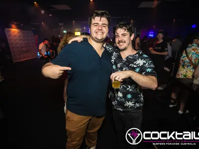 A professional photo of guests enjoying themselves at Cocktails Nightclub from our gallery.