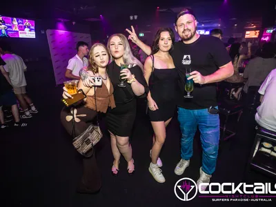 A professional photo of guests enjoying themselves at Cocktails Nightclub from our gallery.