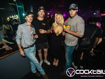 A professional photo of guests enjoying themselves at Cocktails Nightclub from our gallery.