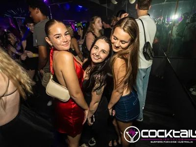 A professional photo of guests enjoying themselves at Cocktails Nightclub from our gallery.