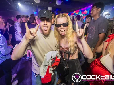 A professional photo of guests enjoying themselves at Cocktails Nightclub from our gallery.