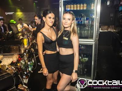 A professional photo of guests enjoying themselves at Cocktails Nightclub from our gallery.