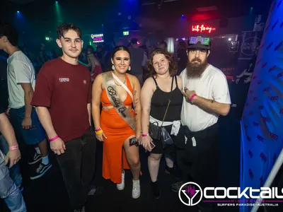 A professional photo of guests enjoying themselves at Cocktails Nightclub from our gallery.