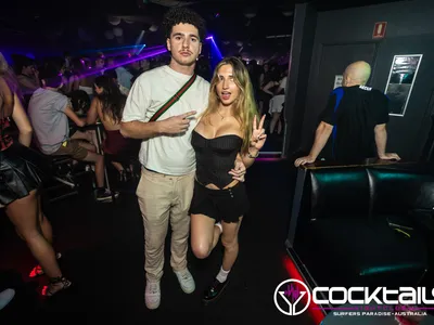 A professional photo of guests enjoying themselves at Cocktails Nightclub from our gallery.